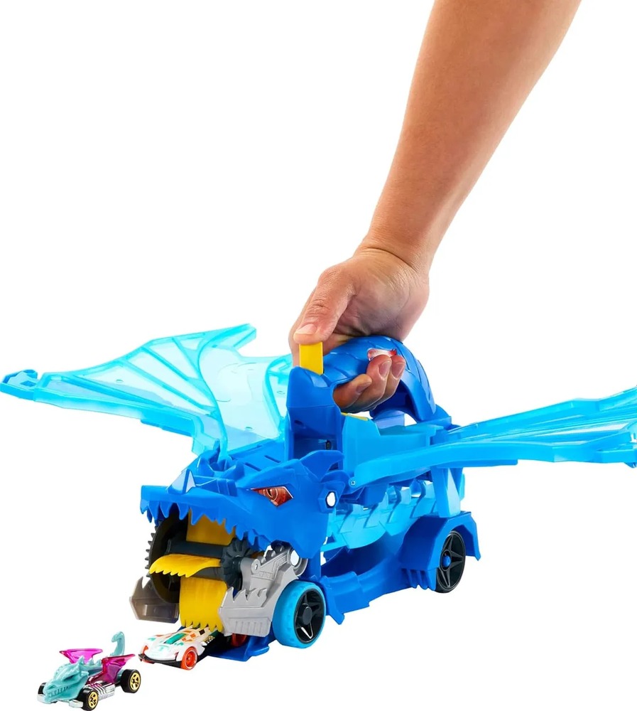 Hot Wheels Транспортер с двумя драконами JBM72