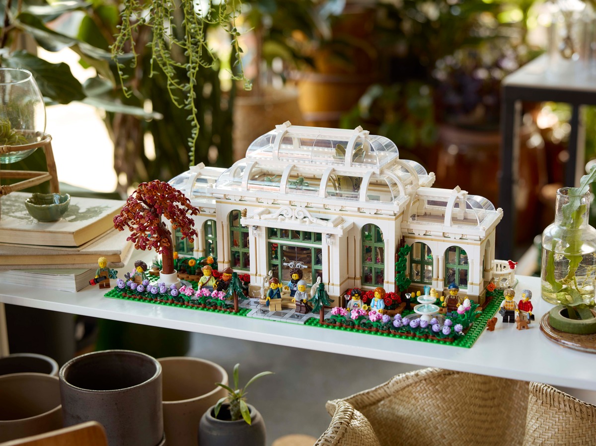 Ботанический сад Конструктор совместим с LEGO 21353