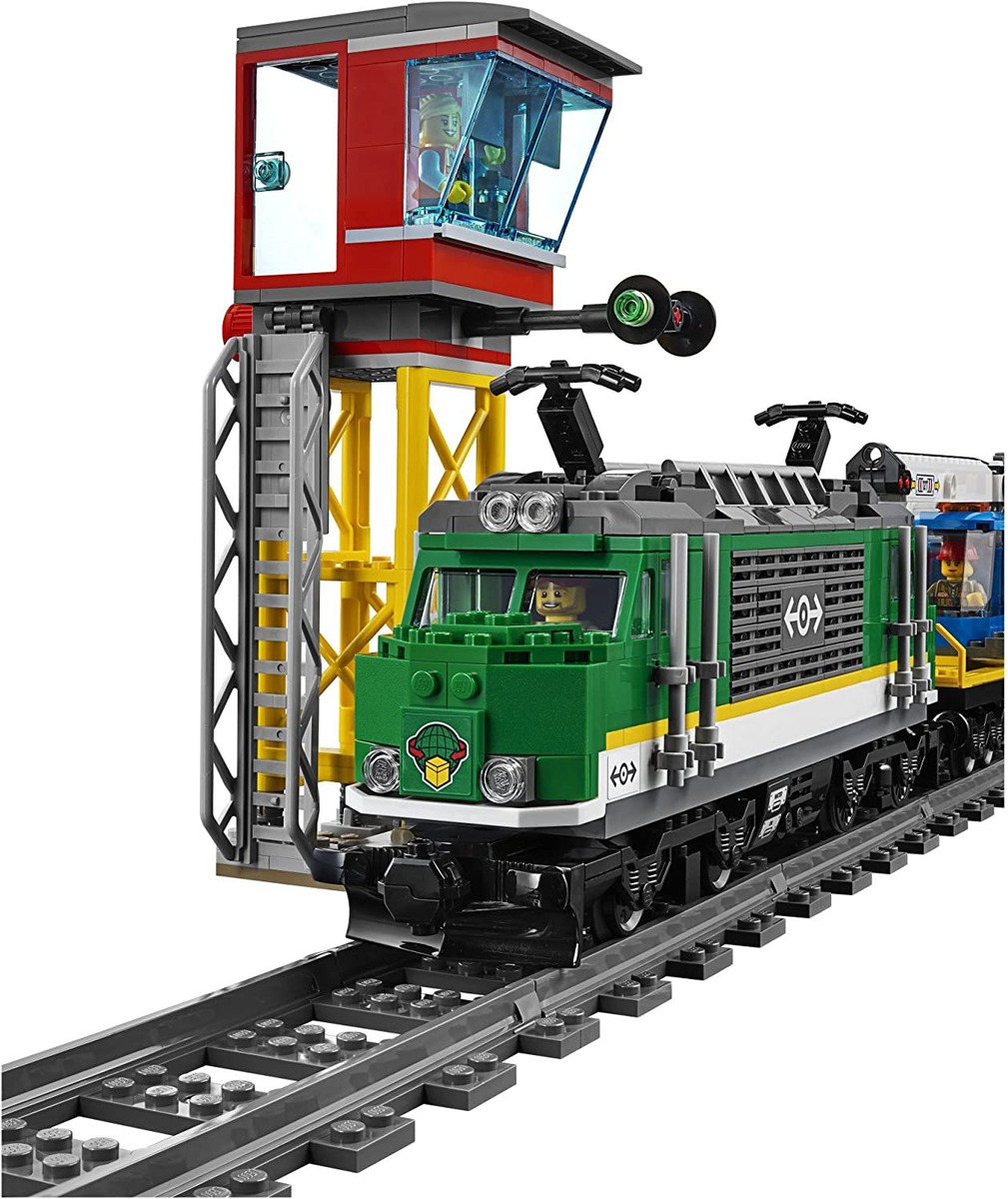 Товарный поезд City Конструктор совместим с LEGO 60198