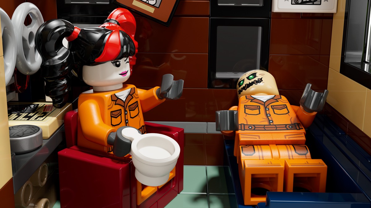Конструктор DC Лечебница Аркхэм совместим с LEGO 76300