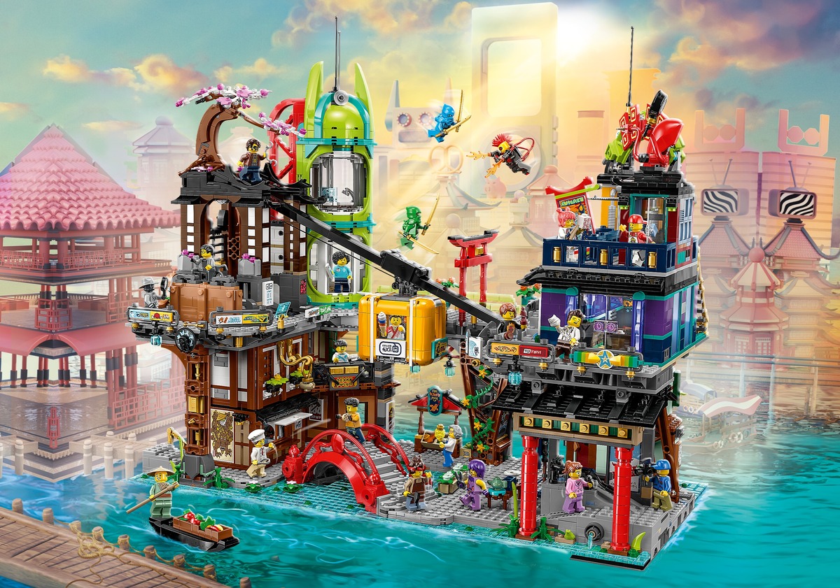 Городская ярмарка Ninjago Конструктор совместим с LEGO 71799
