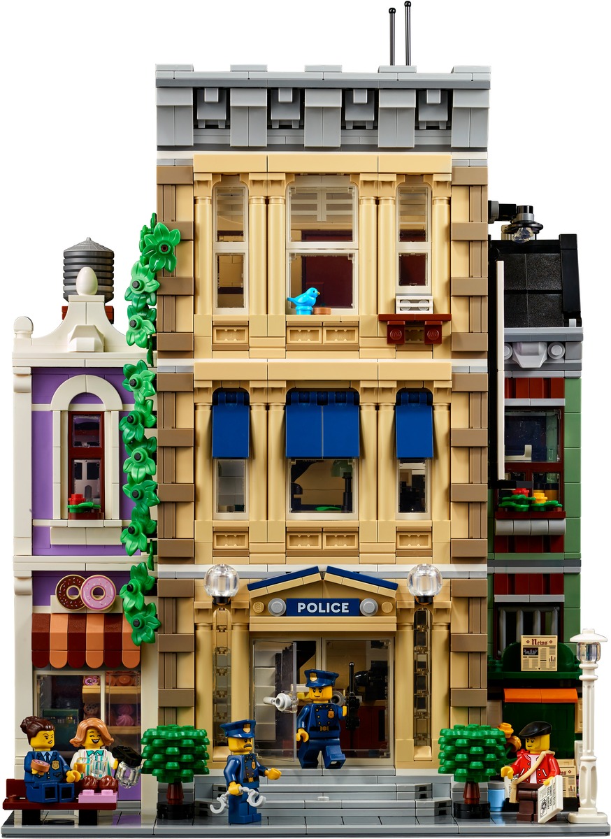 Полицейский участок Конструктор совместим с LEGO 10278