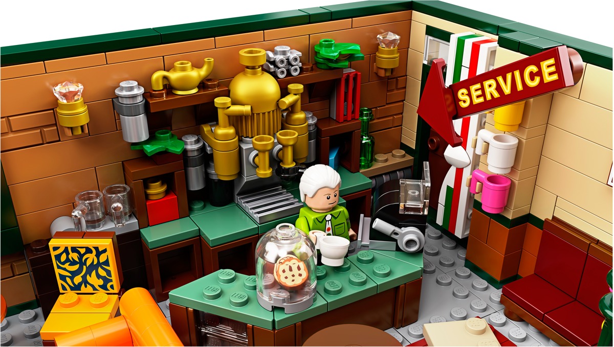 Центральный парк Кафе Друзей Конструктор совместим с LEGO 21319