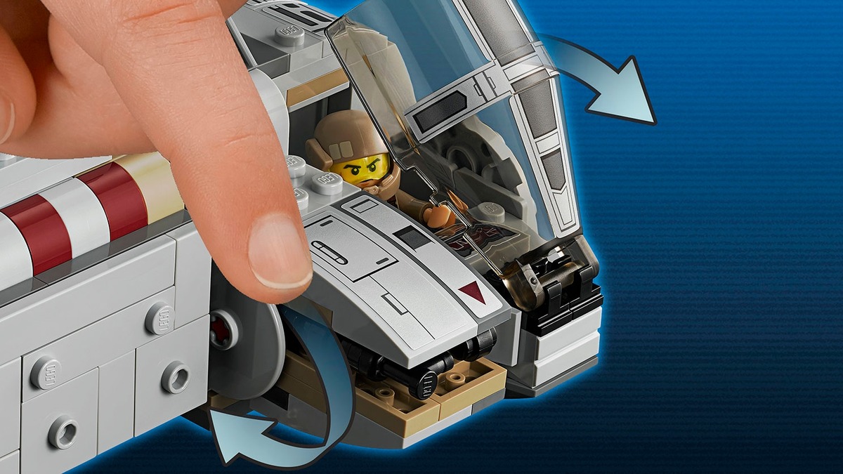 Конструктор Star Wars Военный транспорт Сопротивления совместим с LEGO 75140