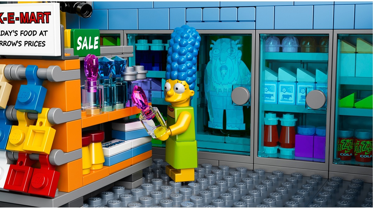 Конструктор Магазин На скорую руку Симпсоны совместим с LEGO 71016