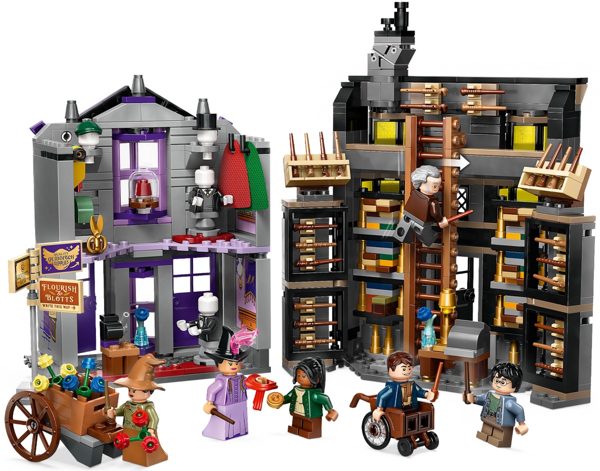 Олливандерс и мантии мадам Малкин Harry Potter Конструктор совместим с LEGO 76439