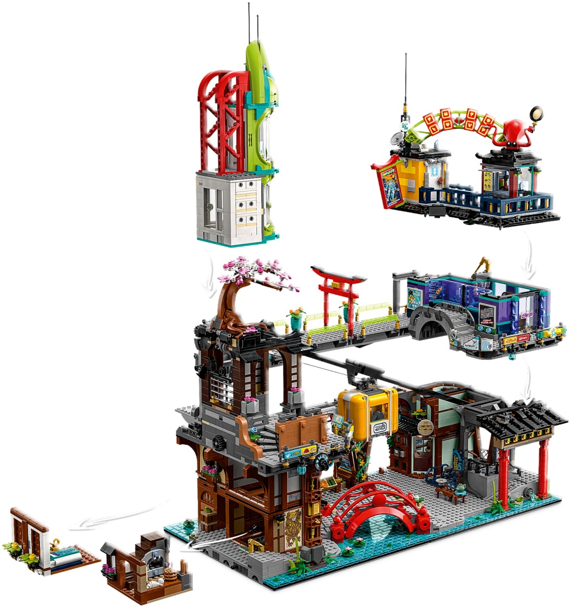 Городская ярмарка Ninjago Конструктор совместим с LEGO 71799