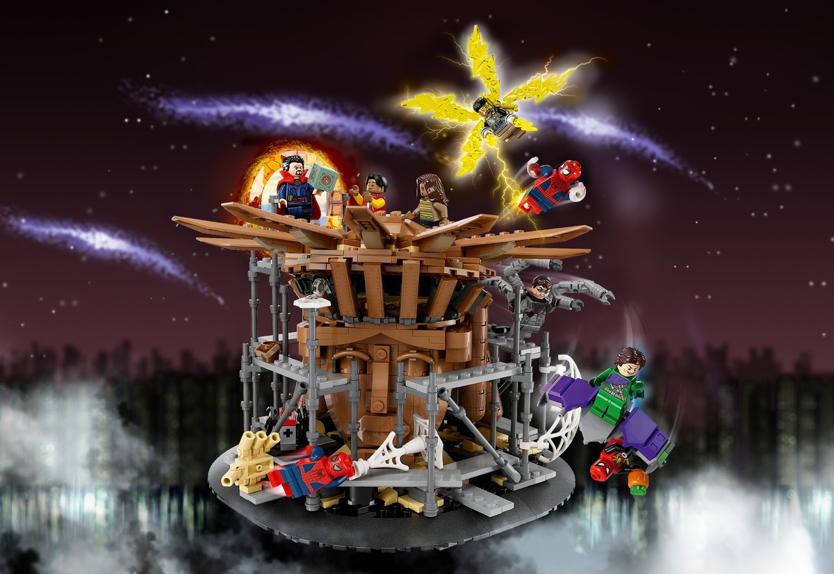 Marvel Финальная битва Человека-паука Конструктор совместим с LEGO 76261