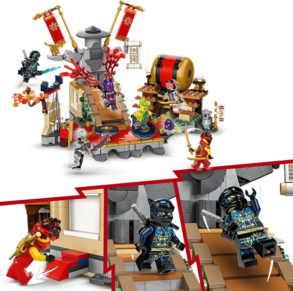 Турнирная боевая арена Ninjago Конструктор совместим с LEGO 71818
