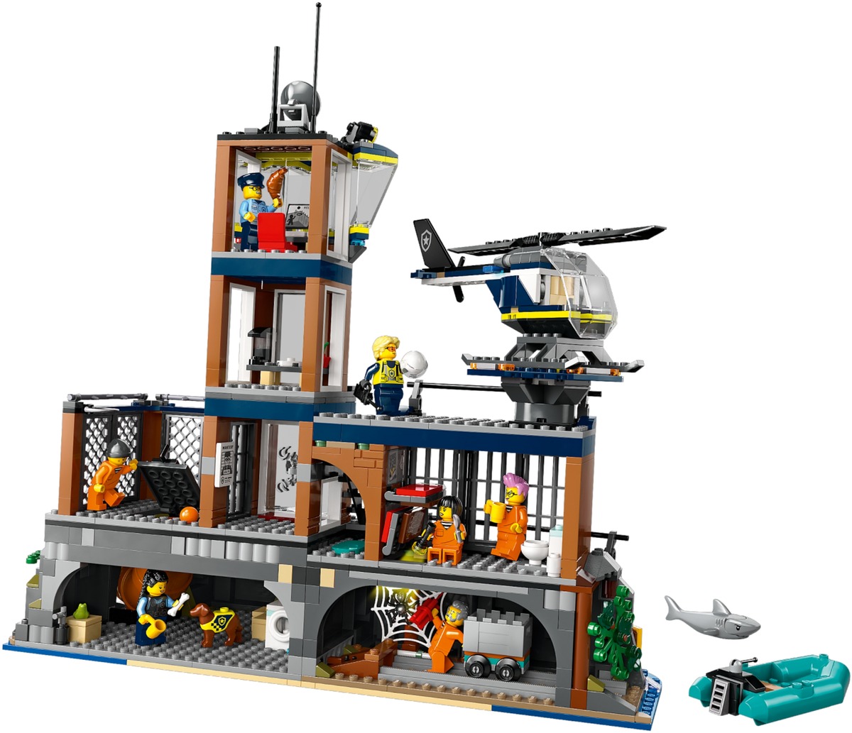 Полицейский тюремный остров City Конструктор совместим с LEGO 60419