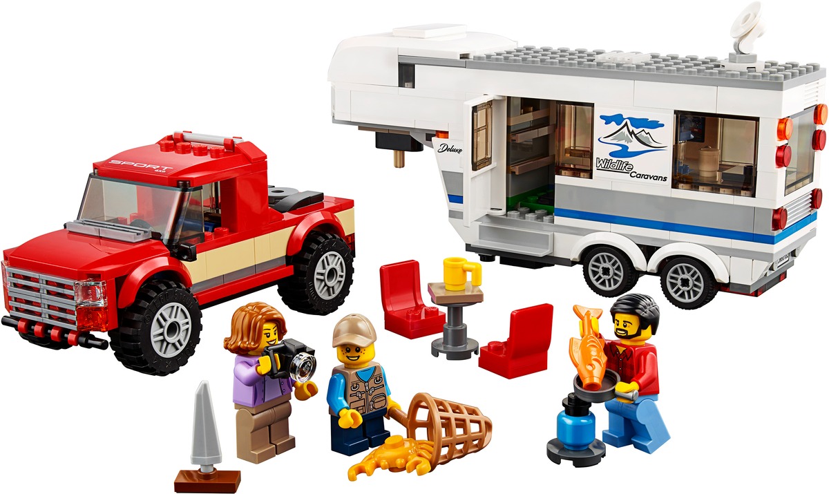 Конструктор City Дом на колесах совместим с LEGO 60182