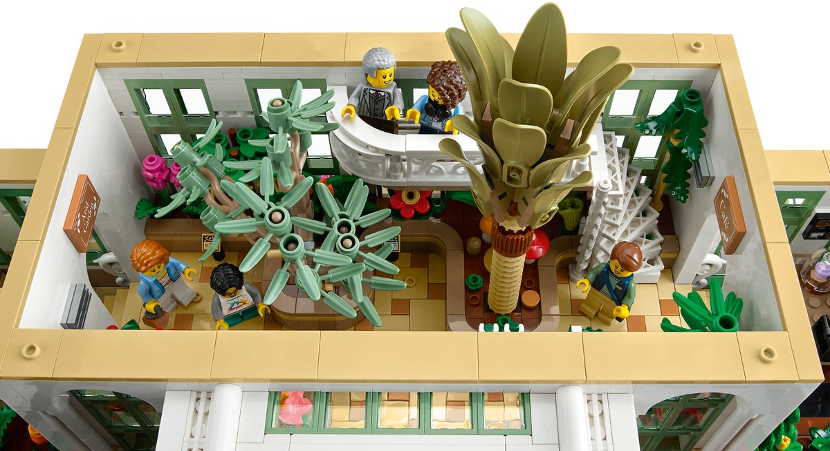 Ботанический сад Конструктор совместим с LEGO 21353