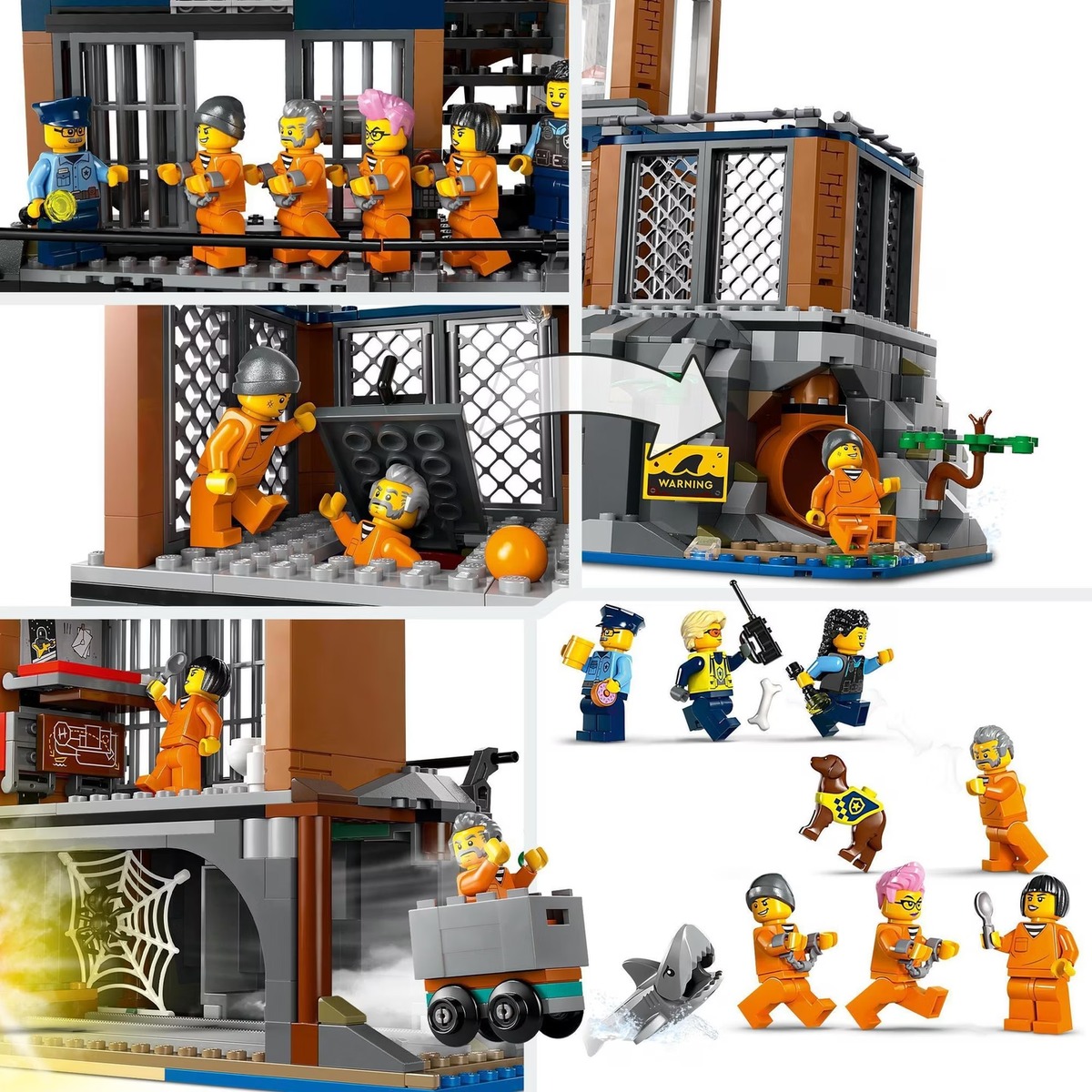Полицейский тюремный остров City Конструктор совместим с LEGO 60419