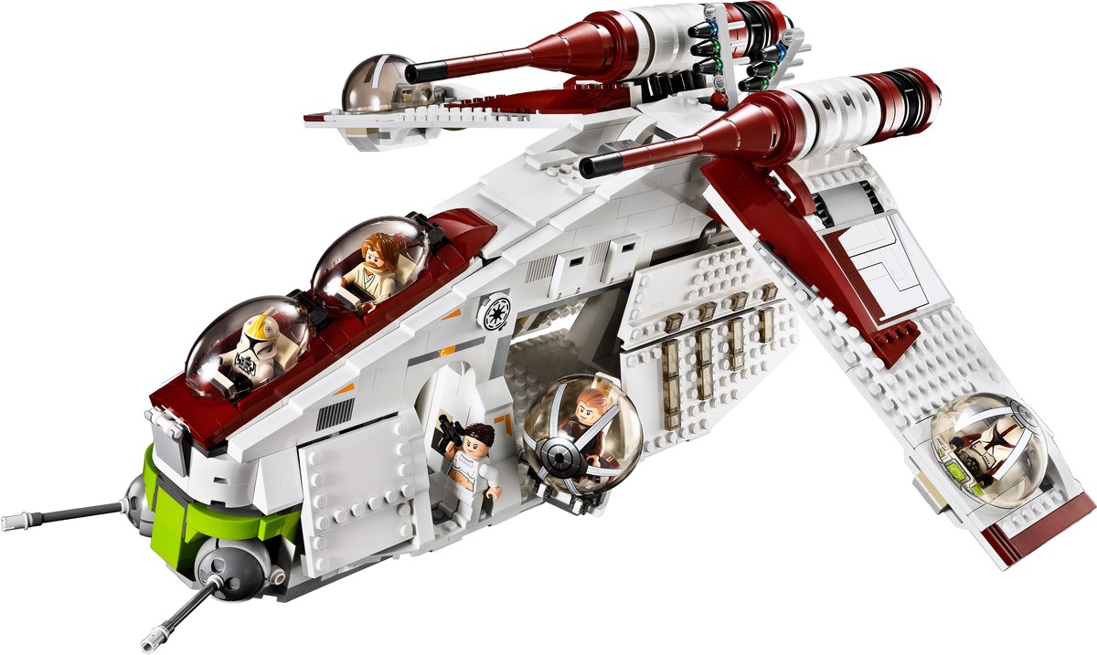 Конструктор Республиканский истребитель Star Wars совместим с LEGO 75021