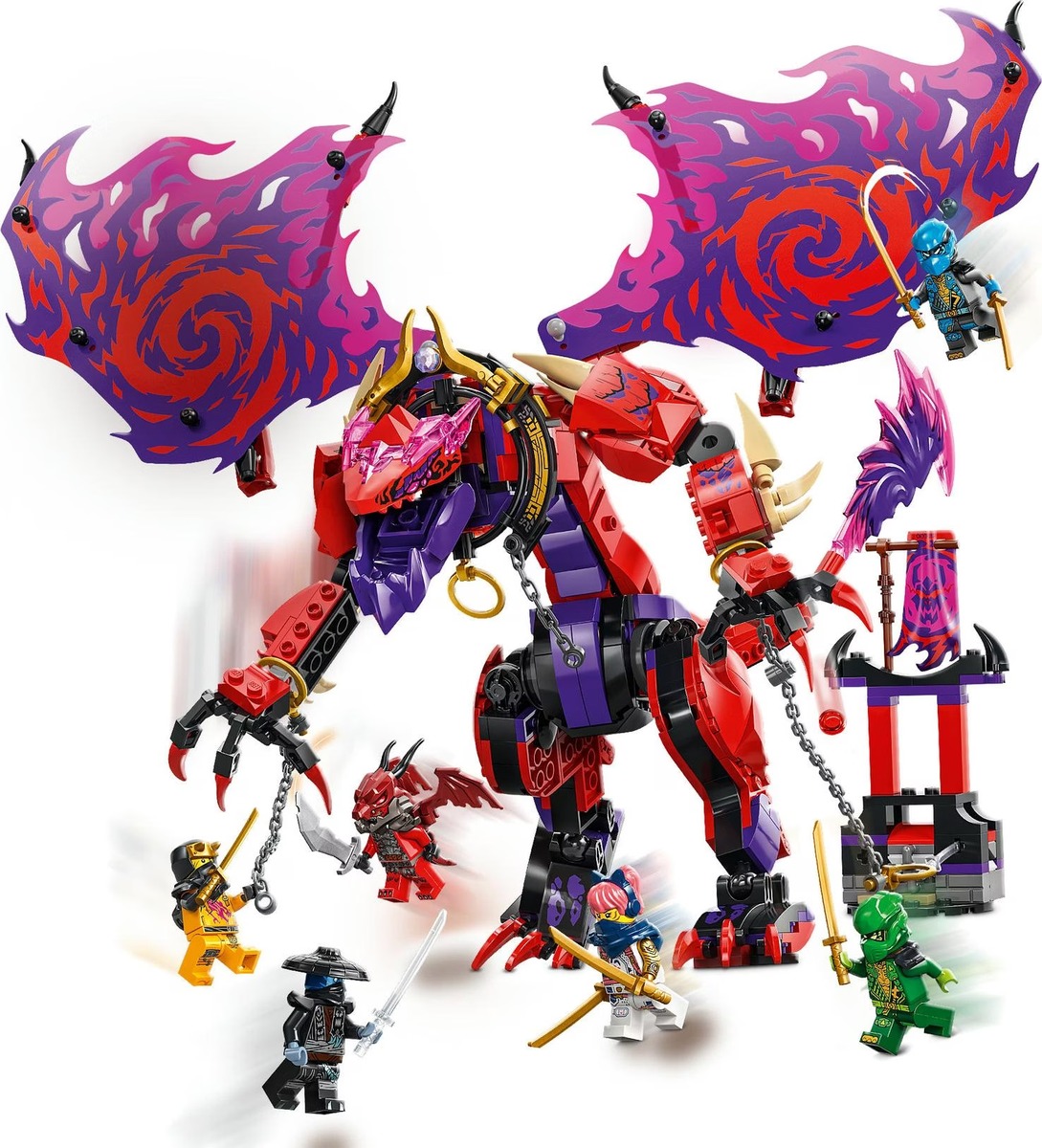 Конструктор Ninjago Громоклык Дракона Хаоса совместим с LEGO 71832
