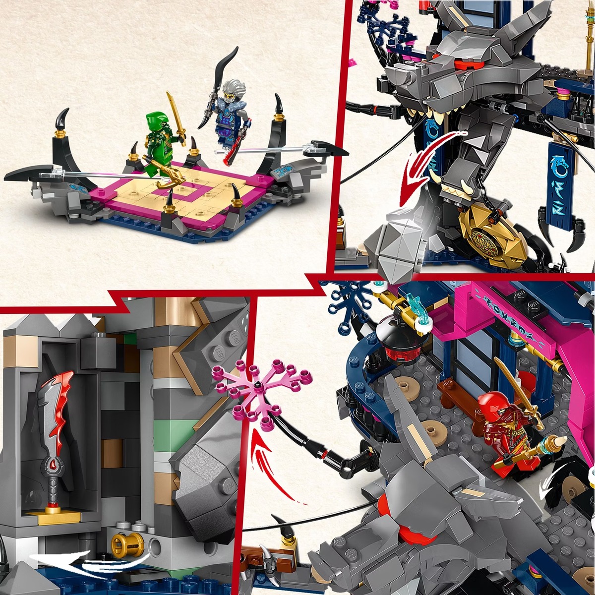 Конструктор Волчья Маска Теневого Додзё Ninjago совместим с LEGO 71813
