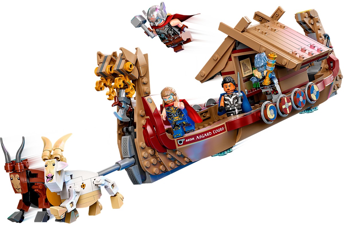 Marvel Козья лодка Конструктор совместим с LEGO 76208