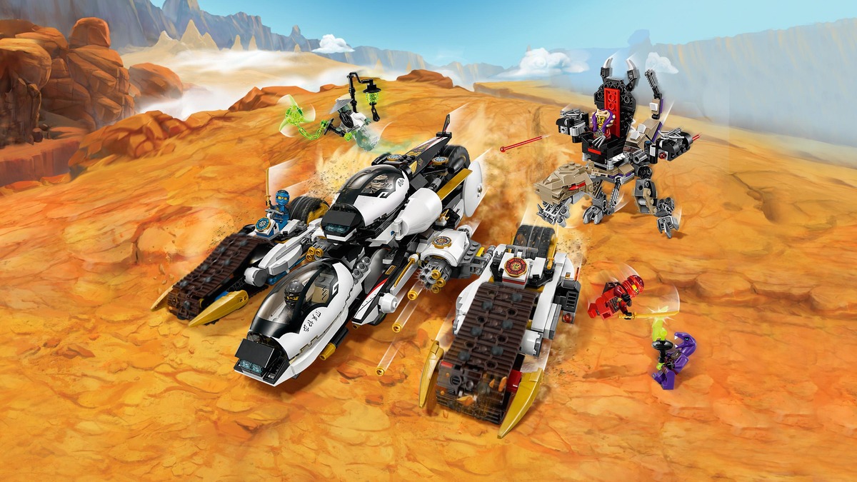 Внедорожник с суперсистемой маскировки Ninjago Конструктор совместим с LEGO 70595