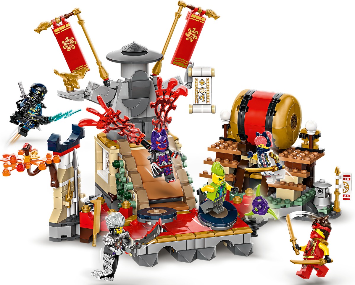 Турнирная боевая арена Ninjago Конструктор совместим с LEGO 71818
