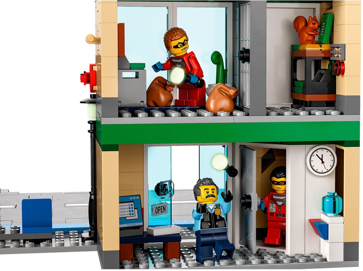 Конструктор City Полицейская погоня в банке совместим с LEGO 60317