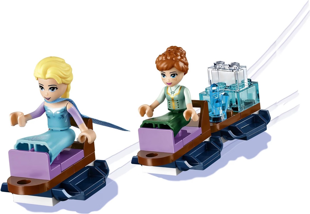 Волшебный ледяной замок Эльзы Disney Frozen Конструктор совместим с LEGO 43172