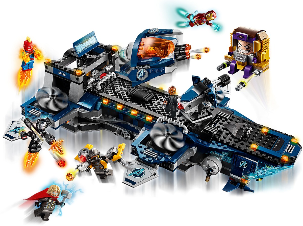Геликарриер Marvel Конструктор совместим с LEGO 76153