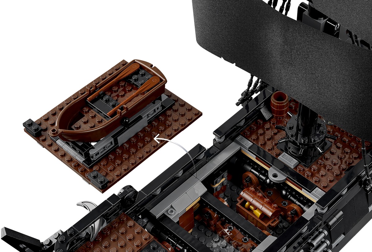 Пиратский корабль капитана Джека Воробья Конструктор совместим с LEGO 10365