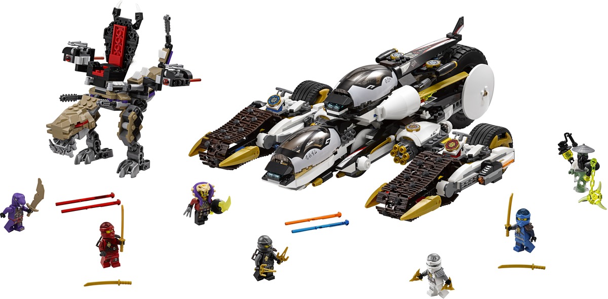Внедорожник с суперсистемой маскировки Ninjago Конструктор совместим с LEGO 70595