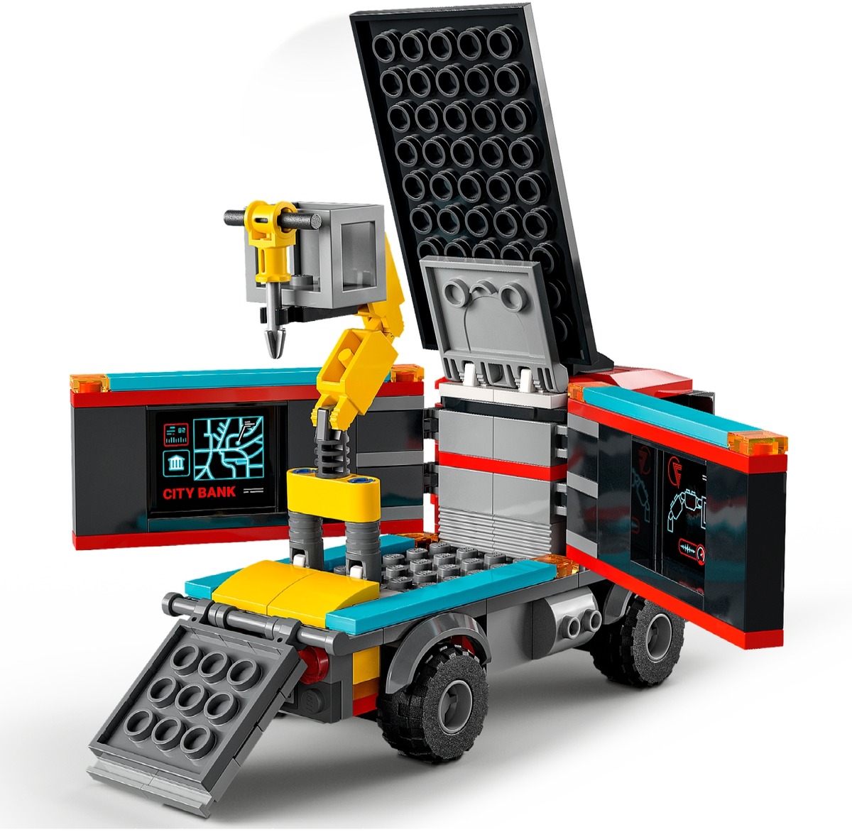 Конструктор City Полицейская погоня в банке совместим с LEGO 60317