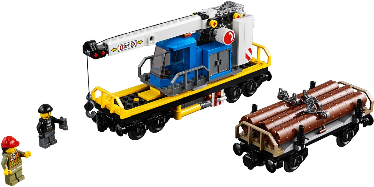 Товарный поезд City Конструктор совместим с LEGO 60198